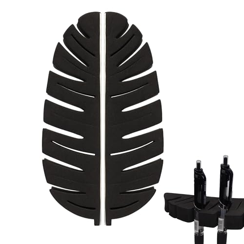Paint Brush Holder Drying Rack, 2Pcs Multifunctional Pen Rack, Black
