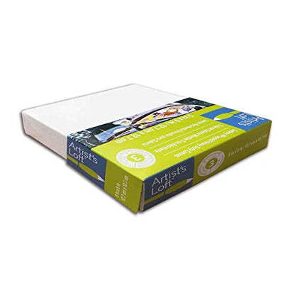 Artist's Loft Level 3 Gallery Wrapped Heavy Duty Canvas, 12 Pack - size: 5 x 5