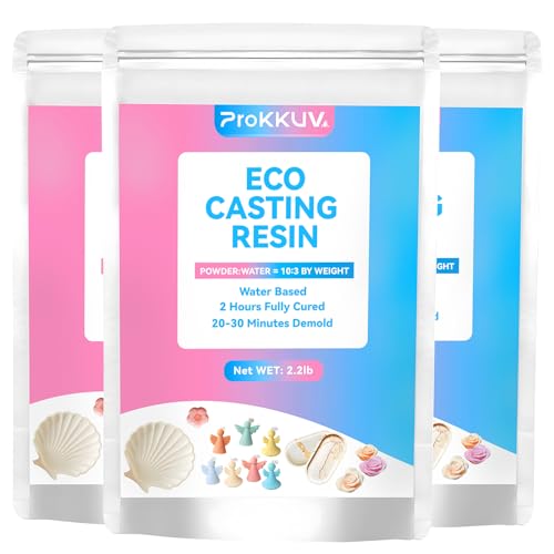 Resin Casting Powder 1000G,20-30 Minutes Demold Fast Curing,Easy for Crafts