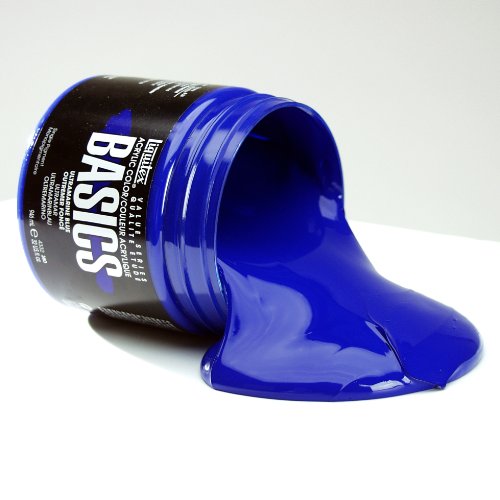 Liquitex Basics Acrylic Color Set, 4-pack of 75mL tubes with Bonus Titanium White - style: 5 Tube Set