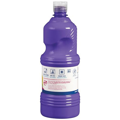Prang Ready-to-Use Tempera Paint, Violet, 32 Oz., 1 Count