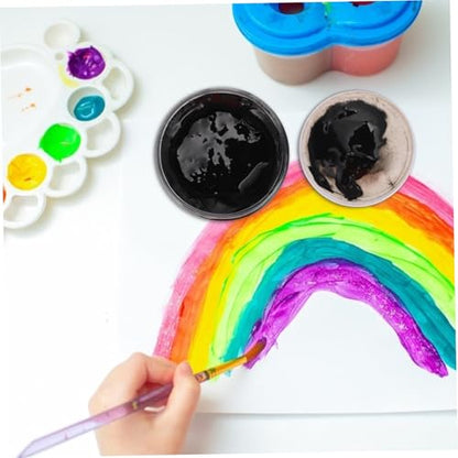 300ml Water Based Printing Ink Black Color Paste for Printmaking and DIY Painting Lightweight Portable Rubbing Paint Pigment Suitable for Beginners and Teachers