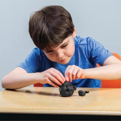 Prang Modeling Clay, Black, 1 lb. Block, Case of 12 Blocks, 192 oz. Total | Pliable, Non-Hardening, Non-Staining, Easy Clean-Up, Perfect for Preschool and Elementary Aged Children - color: Black, size: 1 lb. (Pack of 12)