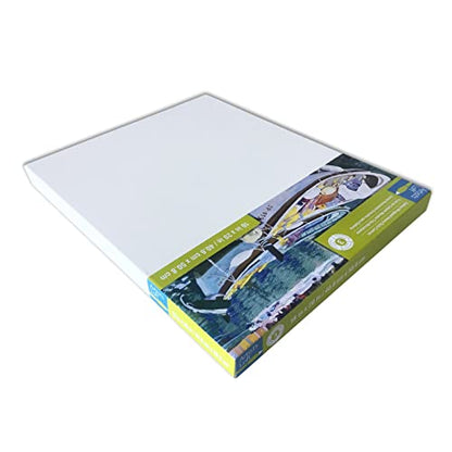 Artist's Loft 16" x 20" Level 3 Gallery Wrapped Heavy Duty Canvas - Archival, Acid Free Cotton Canvas for Paint, Acrylic, & Oils - Bulk 12 Pack - size: 16\ x 20\