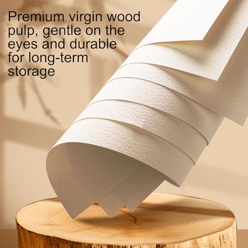 15 Sheets Large Watercolor Paper 140LB/300GSM Cotton Drawing Paper 24 x 36”, Texture Blank Painting Paper for Student Artists School Studio Craft DIY