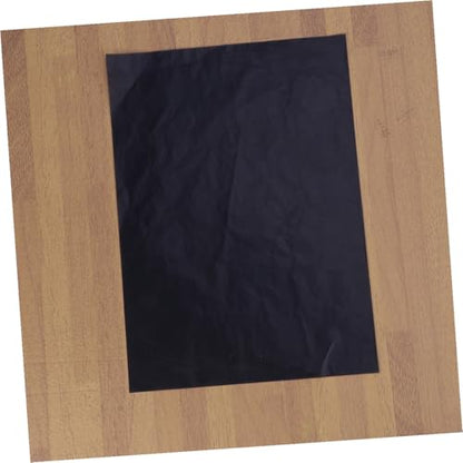 Angoily 100pcs Carbon Tracing Paper Painting Paper Drawing Trace for Drawing Product Graphite Transfer Transfer for Drawing Tranfer Black - color: Black