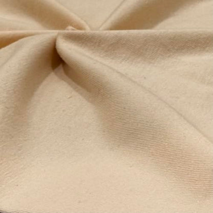 Cotton Spandex Jersey Fabric - 4 Way Stretch - 60" Width Sold by The Yard - Ideal for T-Shirts, Dresses, Athleticwear Apparel (Cream, 1 Yard) - color: Cream, size: 1 Yard