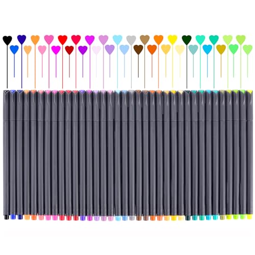 iBayam School Supplies Gifts for Teacher Student Teens Boys Girls Writing Drawing, Back to School Supplies, Colored Pens for Journaling Note Taking, 36 Vibrant Colors, 0.38mm Fine Tip Markers - color: Multicolor, size: 1 Count (Pack of 36)