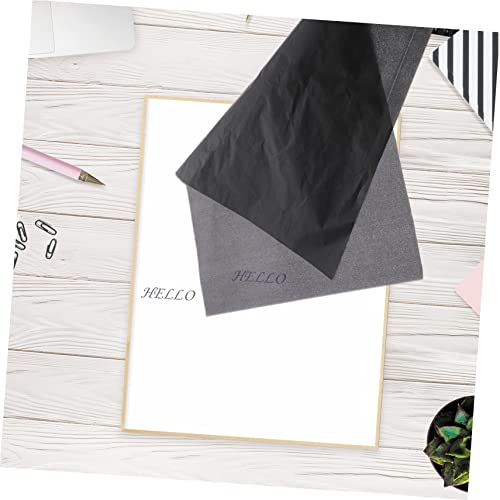 DOITOOL 25 Sheets Graphite Transfer Paper Reusable Carbon Paper for Tracing Patterns Crisp Lines for Drawing Crafting and DIY Projects