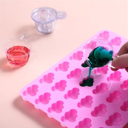 150Pcs 40ml Disposable Plastic Resin Mixing Cups Multipurpose Dispensing Cup for Mixing Paint, Stain, Epoxy, Resin (Clear)