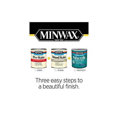 Minwax Polycrylic Protective Finish, Clear Gloss, Clear, 11.5 oz