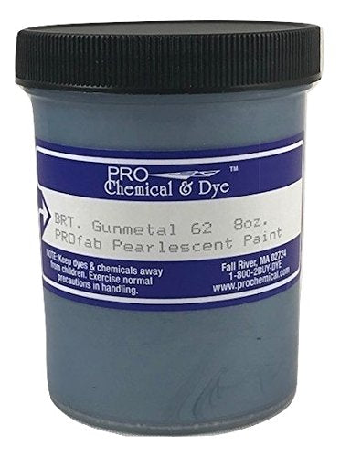 Pearlescent Textile Paint 8 oz. (Gunmetal) - color: Gunmetal
