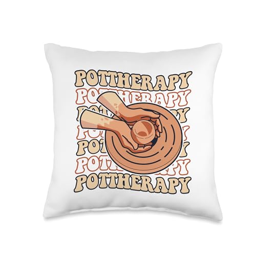 Professional Pottery Aprons Love Kit Tools Gifts Pottherapy Wheel Hobby Pro Lover Pottery Throw Pillow, 16x16, Multicolor - size: 16x16