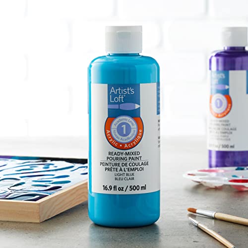 Artist's Loft Acrylic Ready-Mixed Pouring Paint 500ml - color: Light blue