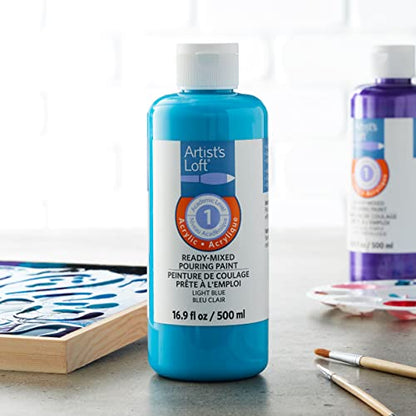 Artist's Loft Acrylic Ready-Mixed Pouring Paint 500ml - color: Light blue