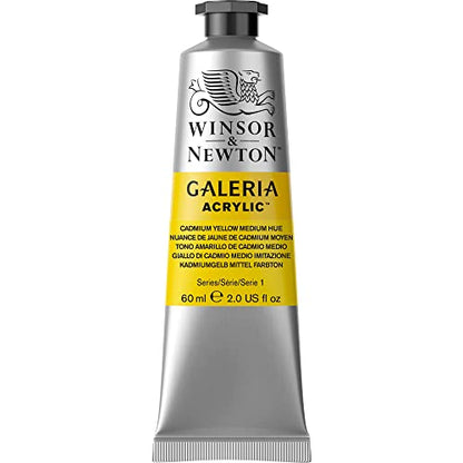 Winsor & Newton Galeria Acrylic Color, 60ml (2-oz) Tube, Cadmium Yellow Medium Hue - color: Cadmium Yellow Medium Hue, style: 2-oz Tube