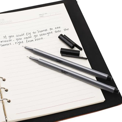 Mr. Pen- Black Fineliner Pens, 24 Pack, 0.4mm Fine Point | Smooth Bible Journaling Pens Bulk for Note-Taking, Sketching, Planning, Art Projects, Small Detailing, Fine-Ink Drawings - color: Black, size: 24 Pack