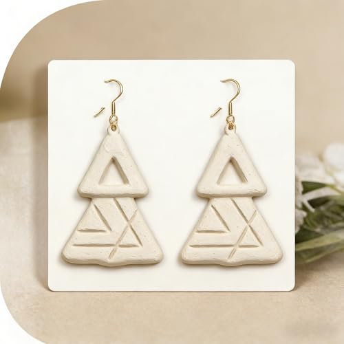 15Pcs Geometric Polymer Clay Cutters Star Round Clay Earrings Cutters Polymer Jewelry Cutter for Earrings Making Party Festival DIY Supplies - color: Geometric