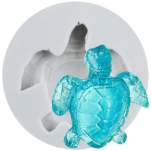 Sea Turtle Resin Mold Turtle Silicone Molds Tortoise Polymer Clay Mold for DIY Crafts Epoxy Resin Casting Air Dry Polymer Clay Plaster Jewelry Making - color: Style M