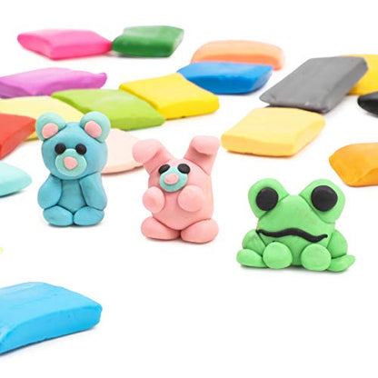 24 Colors Polymer Clay, Oven Bake Modeling for DIY Crafts