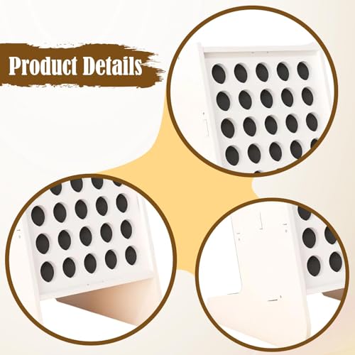Marker Organizer 45 Slots Pencil Holder Storage Organizer Efficient Organization Solid PVC Board Art Brushes Sturdy Rack Suitable for Home Office Desk