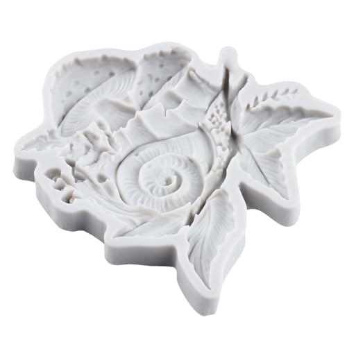 Mushroom Snail Polymer Clay Mold Snail Mushroom Silicone Molds for DIY Crafts Epoxy Resin Casting Air Dry Polymer Clay Plaster Jewelry Making - color: Style H