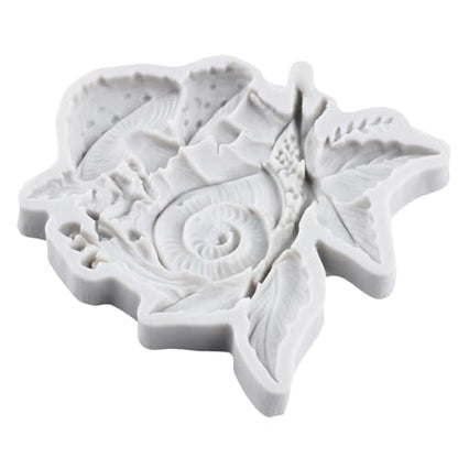 Mushroom Snail Polymer Clay Mold Snail Mushroom Silicone Molds for DIY Crafts Epoxy Resin Casting Air Dry Polymer Clay Plaster Jewelry Making - color: Style H