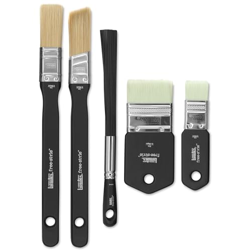 Liquitex Professional Freestyle Large Scale Brush 5-Piece Set - size: Set, style: 5 - Piece Set