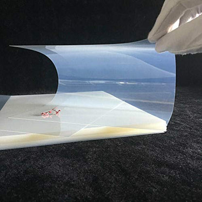 13"x100ft. Screen Printing Film 1 roll Waterproof Inkjet Transparent Film for Water-based Pigment and Dye Printers