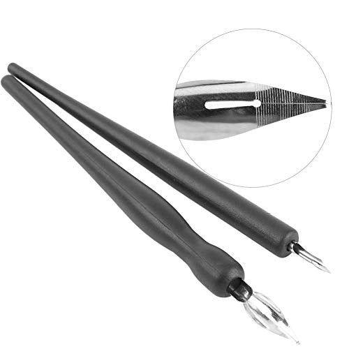 Yosoo Cartoon Comic Dip Pen Calligraphy Writing Kit with 5 Interchangeable Nibs, 2 Pen Holders and 1 Eraser, Anime Nib Drawing Painting Tools