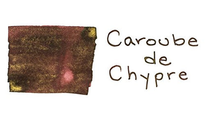 Herbin 1670 Anniversary Inks - Gold Sheen 50ml Bottled - Caroube de Chypre - color: Brown