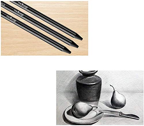 3pcs Woodless Sketch Charcoal Pencils Set - Professional Soft Medium Hard Graphite Charcoal Pencils for Drawing Sketching Shading Art Supplies for Artists Beginners - color: 3pcs #2
