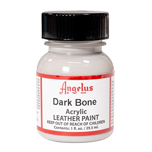 Angelus Acrylic Leather Paint, 1 Fl Oz (Pack of 1), Dark Bone - color: Dark Bone, size: 1 Fl Oz (Pack of 1)