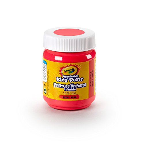 Crayola Washable Kids Paint, 2 oz, Radical Red - color: Radical Red