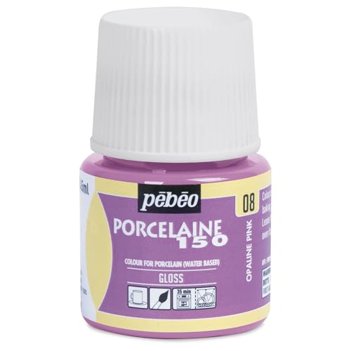 Pebeo Porcelaine 150 China Paint Opaline Pink 45 ml - color: Opaline Pink
