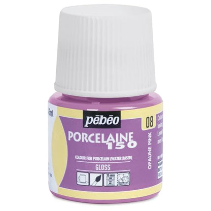 Pebeo Porcelaine 150 China Paint Opaline Pink 45 ml - color: Opaline Pink