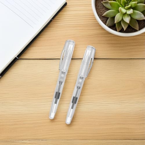 Operitacx Brush Pen Set Versatile Paper Compatibility 2pcs with Flexible Soft Nylon Brush Tip for Calligraphy Marker and Hand Lettering for Rice Paper for Mindful Writing Practice and Daily