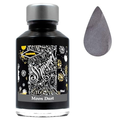 Diamine Fountain Pen Bottled Ink, 50ml - Shimmering Moon Dust - color: Moon Dust