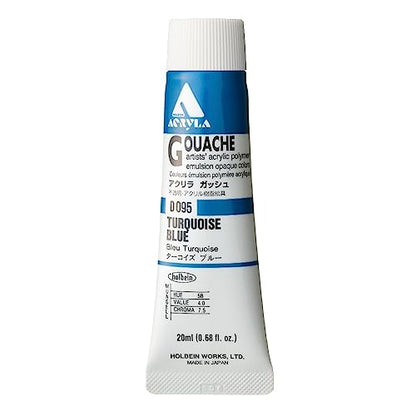 Holbein Acryla Gouache 20ml Turquoise Blue