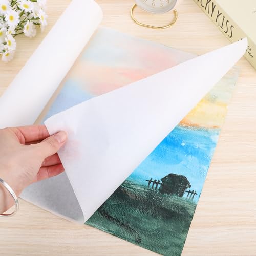 Tracing Paper Roll 12in x 25yd, White Trace Paper Pattern Paper Translucent Tracing Paper for Sewing, Drawing, Sketching, Gift Wrapping | Smooth, tear-resistant paper; clear tracing for sewing, sketching, drafting, and gift wrapping - size: 12in x 25yd