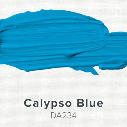 DecoArt Americana Acrylic Paint, 2-Ounce, Calypso Blue - color: Calypso Blue, size: 2 Fl Oz (Pack of 1)