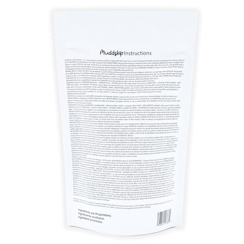 Heavy Duty Drywall Additive Powder, 2lbs Bag – Ideal for Tough Repairs and Textured Surfaces to Create a Level 3-4 Finish, Same Day Wet On Wet Coats, Made in USA
