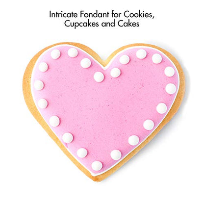 Fox Run Mini Shapes Fondant Cutter Set, Small Star, Diamond, Heart, Clover, Spade, Moon, Oval, 12-Piece, Stainless Steel - color: Stainless Steel