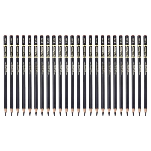 PATIKIL 24Pcs Drawing Pencils for Sketching, Extra Soft Refill Sketch Pencils for Drawing, Graphite Art Pencil Set Professional Resistant Lead for Painting Shading Artist Office Supplies - size: Extra Soft