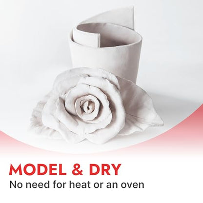 DAS Air-Hardening Modeling Clay, 2.2 Lb. Block, White Color (387500) - size: 2.2 lb (1-Pack), style: 2.2 Lb. White