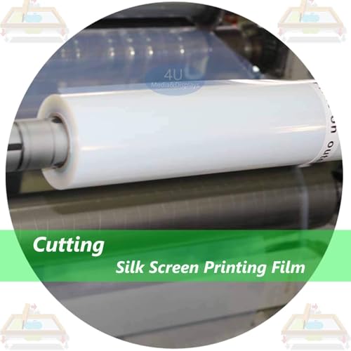 Silk Screen Printing Film 17"x100ft. Roll Waterproof Inkjet Transparent Film