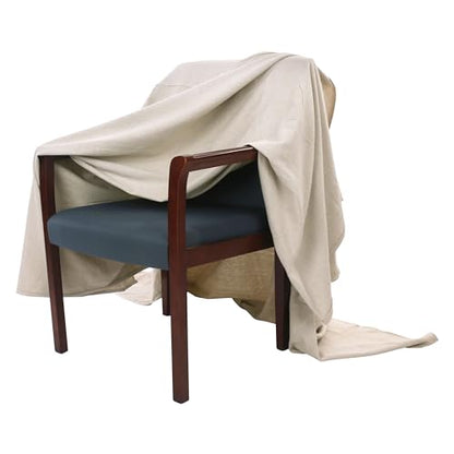 EZ Drop Painter's Large Canvas Fabric Drop Cloth for Painting (6 ft. x. 9 ft.) - size: 6 ft. x 9 ft.