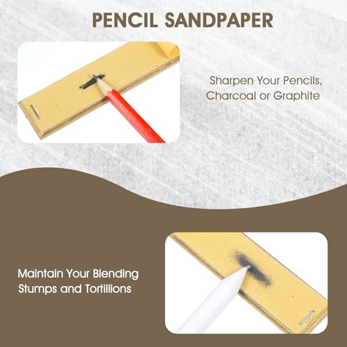 13 Pcs Blending Stumps for Drawing, Portable Lightweight Oil Pastel Blending Tools for Charcoal Graphite Sketch Draw, Reusable Practical Drawing Tools for Artists Beginners