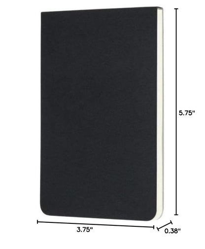 Moleskine Art Sketch Pad, Soft Cover, Pocket (3.5" x 5.5") Plain/Blank, Black, 48 Pages