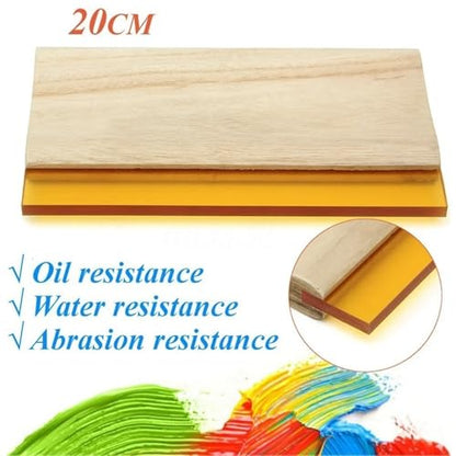 2pcs Single Ink Scraper Tools Silk Screen Printing Press Squeegee